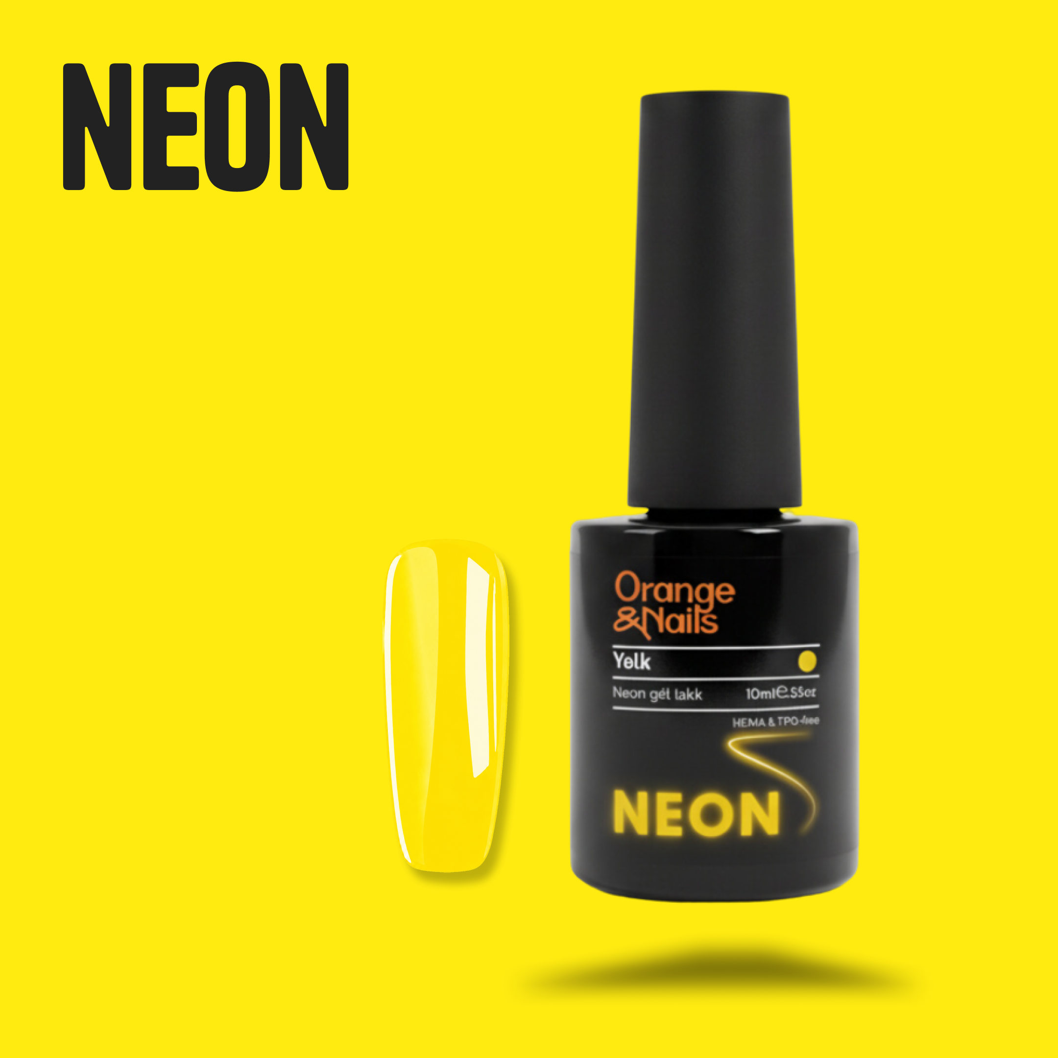 Neon HEMA & TPO-mentes gél lakk - Yelk