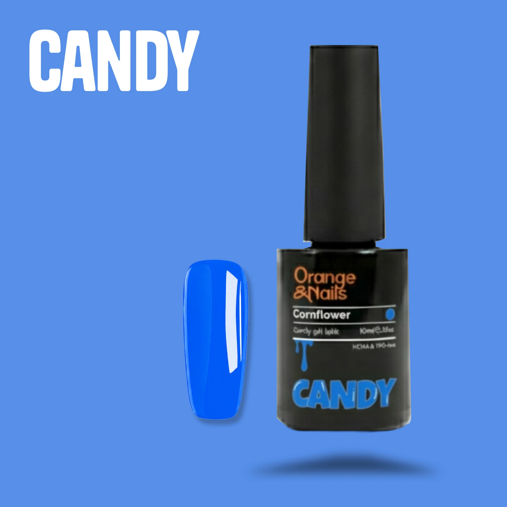 Candy gel polish HEMA & TPO-free - Cornflower