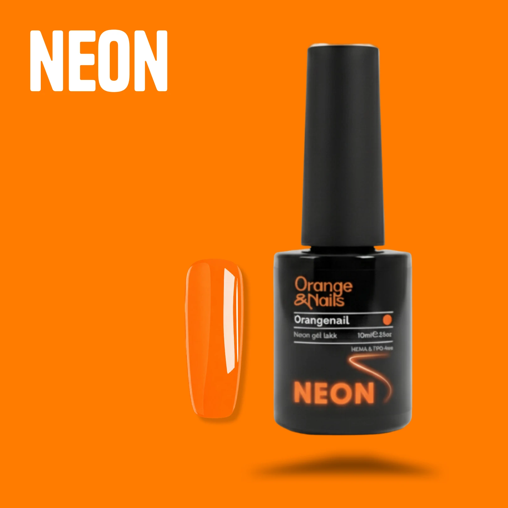 Neon HEMA & TPO-Free Gel Polish - Orangenail